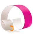 Disposable tyvek wristband