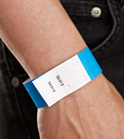 Papirarmb&aring;nd med dobbeltnummer