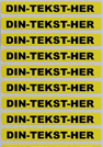 Vinylklisterm�rker 6x50mm