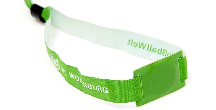 Festivalarmbånd med RFID med blød PVC-plade