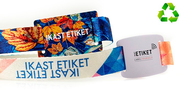 Bæredygtige armbånd med RFID-chip