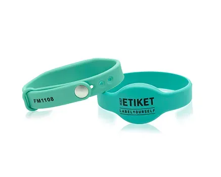 Sílíkonarmbönd með RFID-flögu