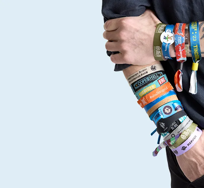 Pulseras para control de  acceso