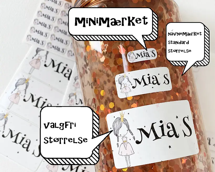 Babypakke (10 stk navnemærket)