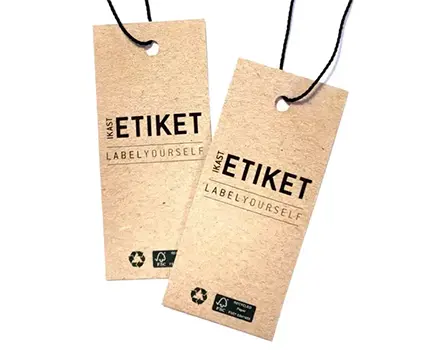 Bæredygtige hangtags