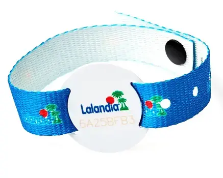 Digitaltrykte RFID-armbånd med plastplade