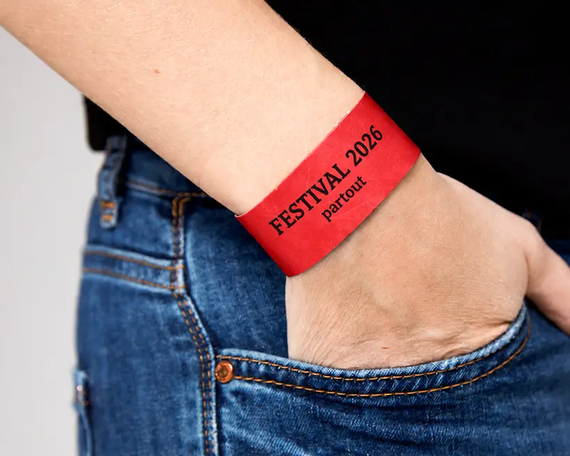 Festivalarmbånd af papir