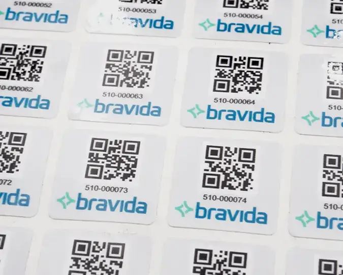 Klistermærker med variabel data