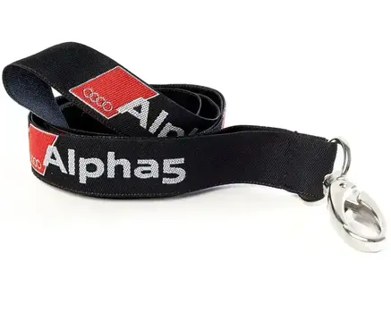 Fintvævet keyhanger med logo