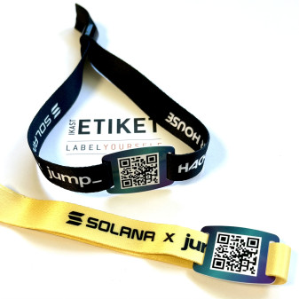 Festivalarmbånd med stregkode eller QR kode