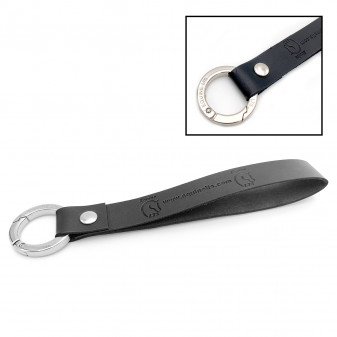 Læderkeyhanger med dit logo