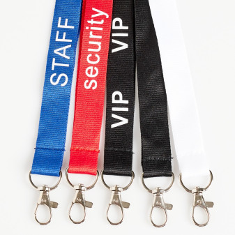 Standard lanyards til omgående levering
