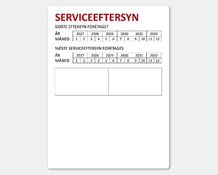 Contrôle de maintenance
