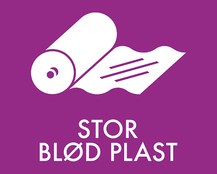 Stor blød plast