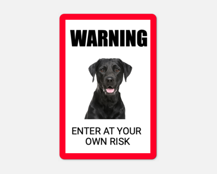 Guard dog sticker