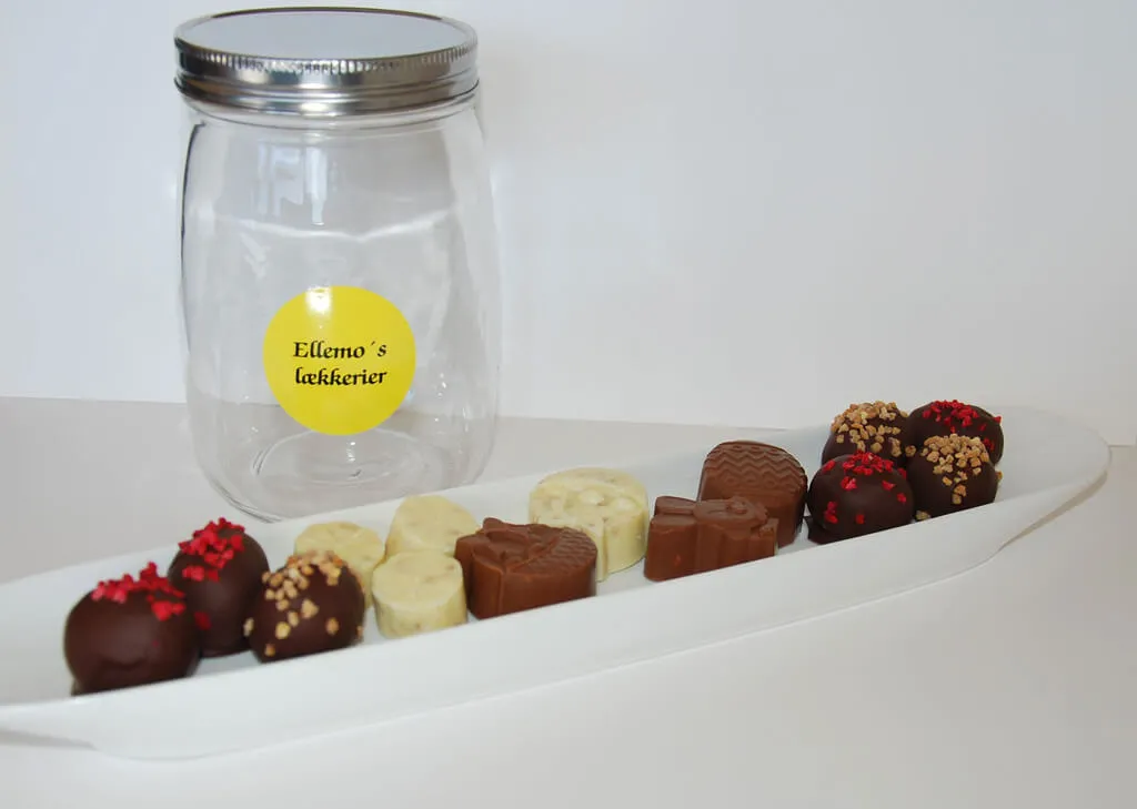 Chokolade til personlig værtindegave