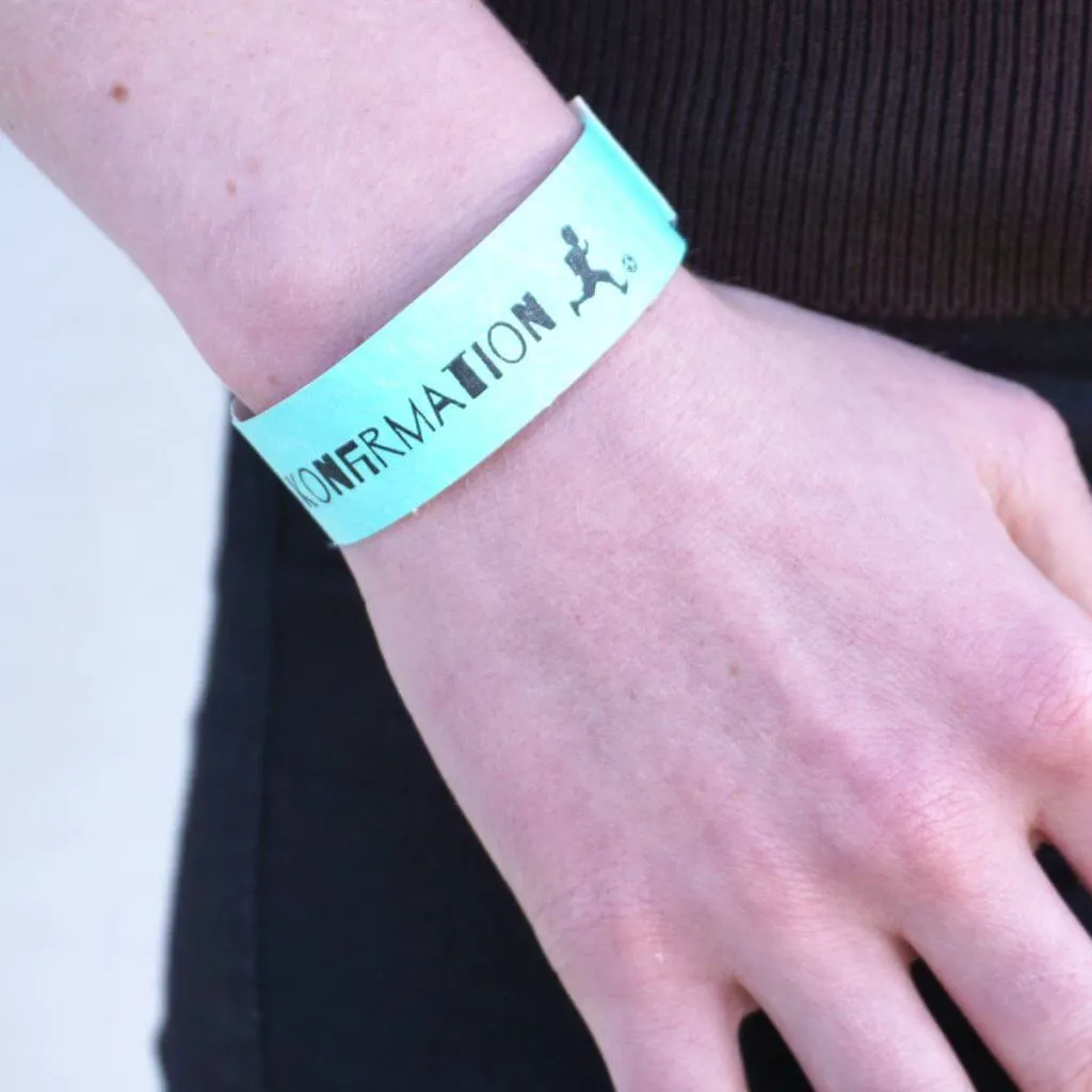 Ide til konfirmationen: papirarmbånd