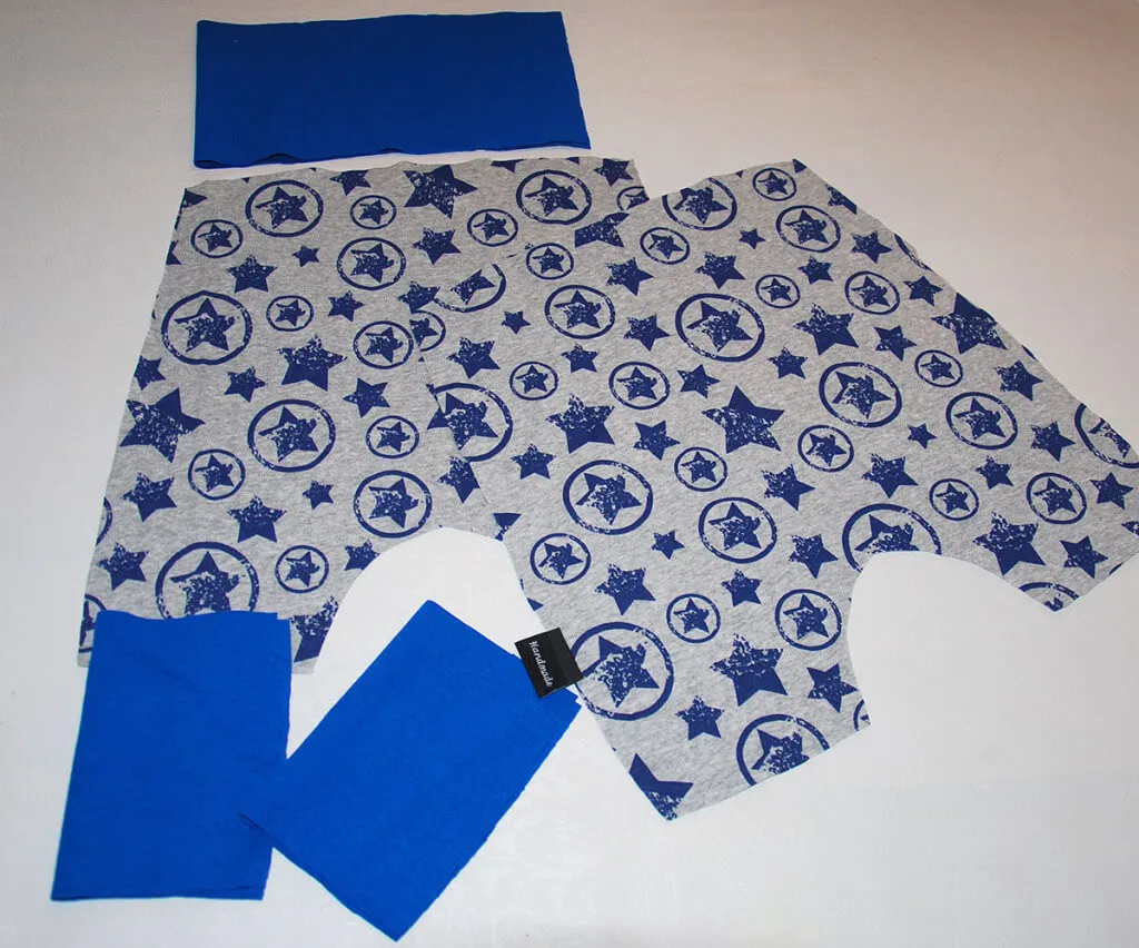 Alle delene til baggy baby bukser