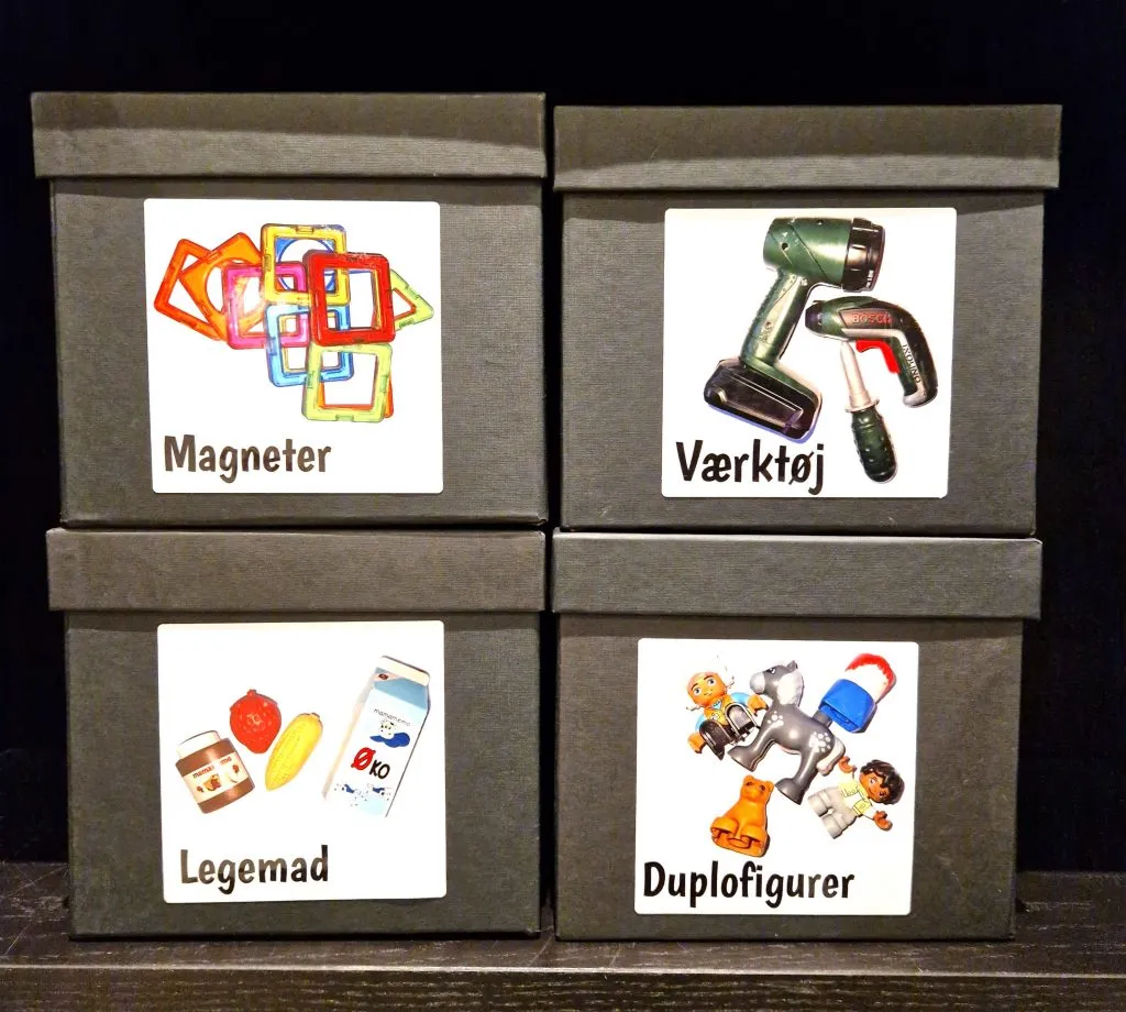 Opbevaring af legetøj