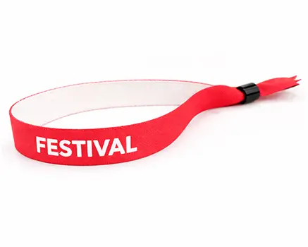 Mørkerøde festivalarmbånd