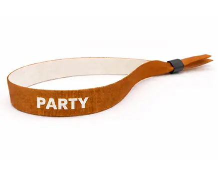 Karamelbrune festivalarmbånd