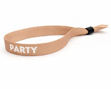 Beige festivalarmbånd