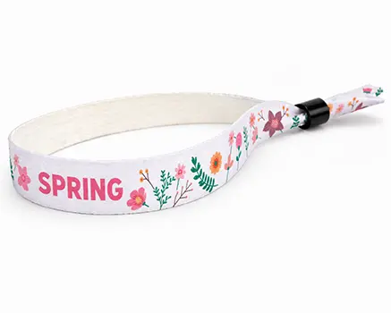 Festivalarmbånd med blomster