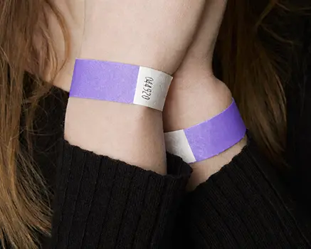 Lavendel papirarmbånd