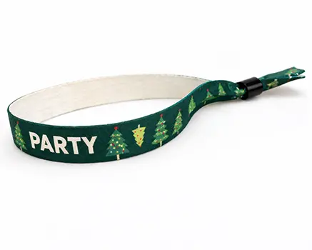 Festivalarmbånd med juletræer