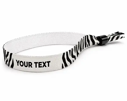 Zebra festivalarmbånd