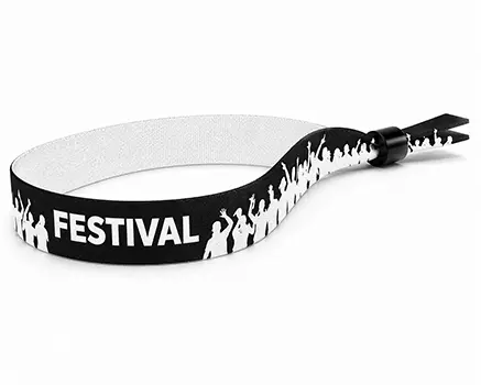 Crowd festivalarmbånd i hvid