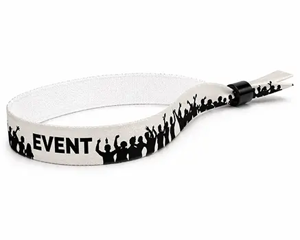 Crowd festivalarmbånd i sort