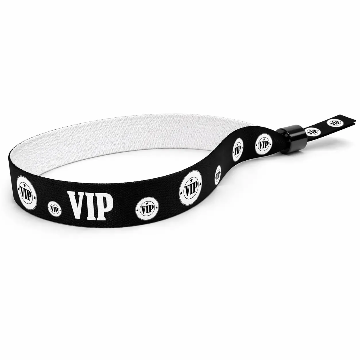 VIP festivalarmbånd i sort