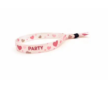 Festivalarmbånd med hjerter