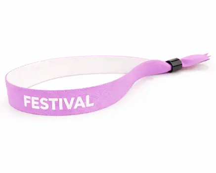 Pink festivalarmbånd