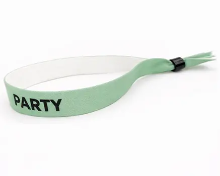 Lysegrønne festivalarmbånd
