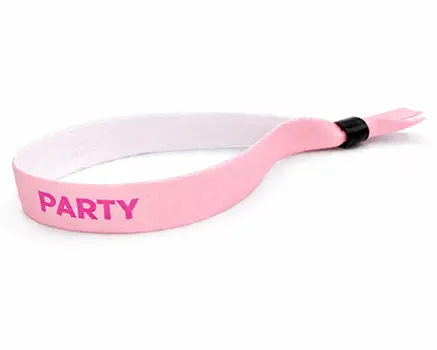 Lyserøde festivalarmbånd