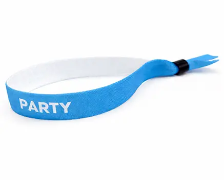 Himmelblå festivalarmbånd