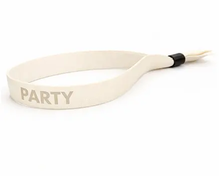 Æggeskalshvide festivalarmbånd